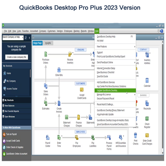 QuickBooks Desktop Pro Plus 2023 1 User Digital Download