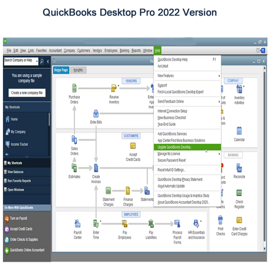 QuickBooks Pro Desktop 2021 Canada 1 user No Subscription Digital Download